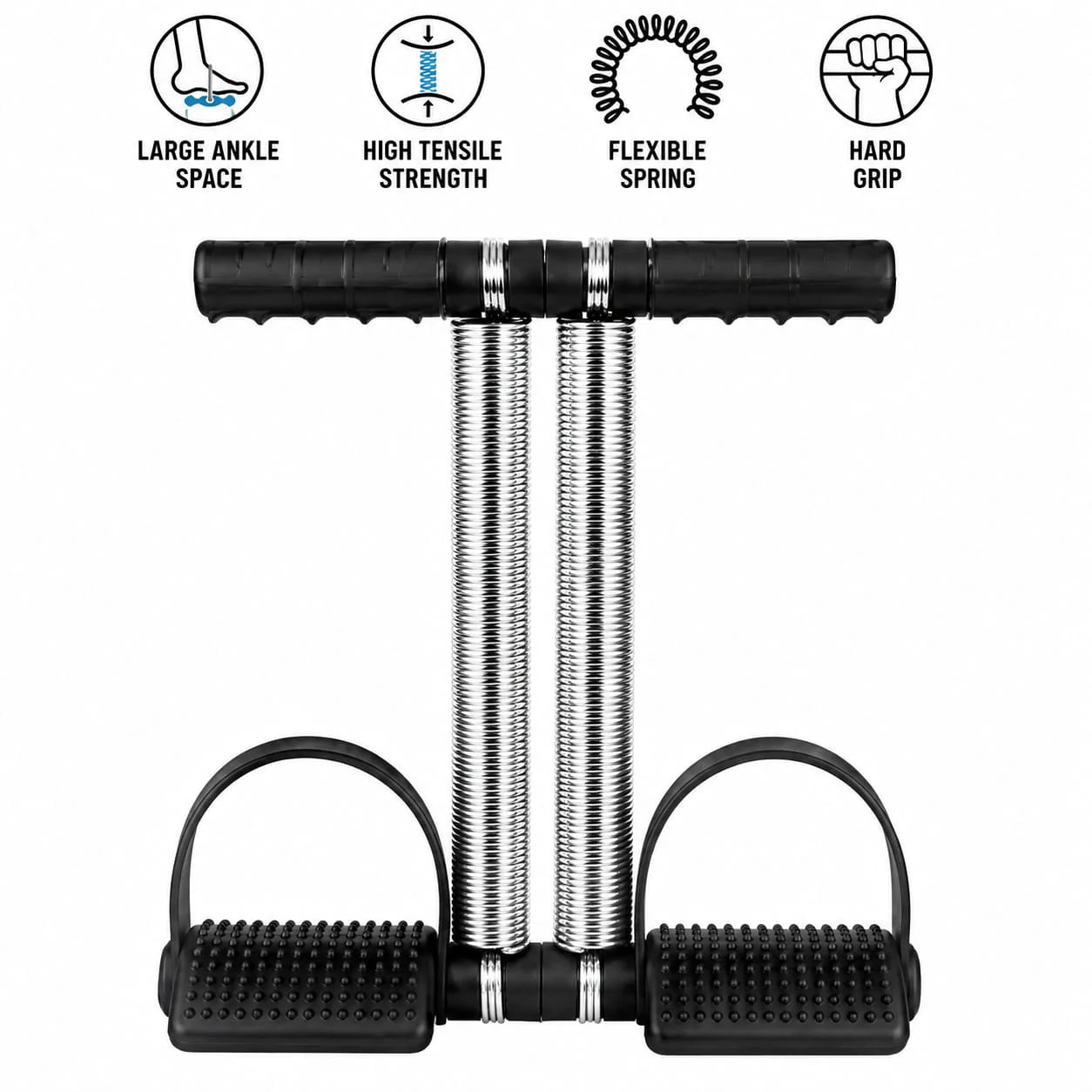 Double Spring Tummy Trimmer | Resistance Fitness Equipment for Home Gym