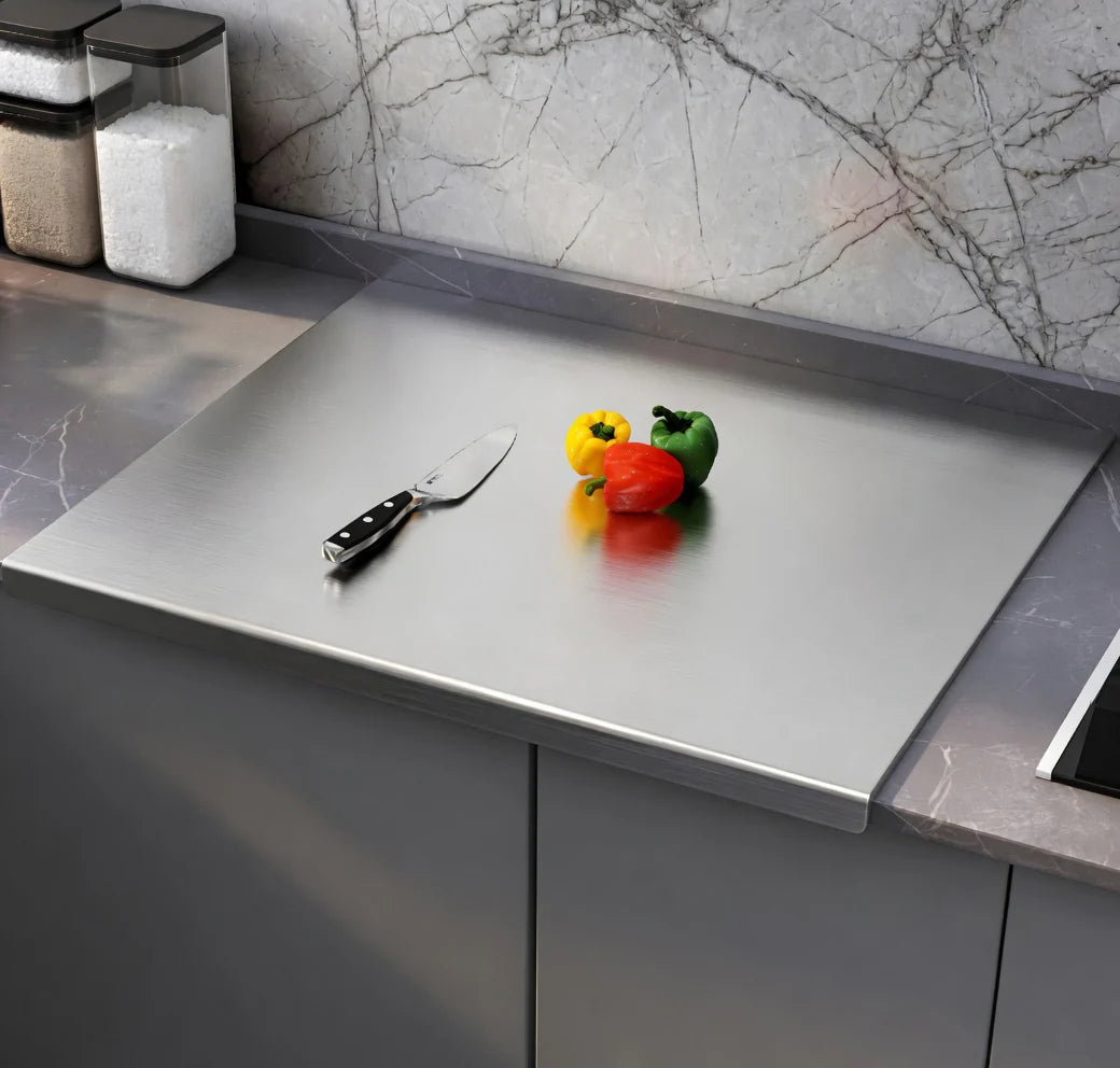 Stainless Steel Cutting Board | Premium Kitchen Chopping Board for Meat, Fruits & Vegetables